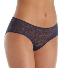 Load image into Gallery viewer, DKNY Women&#39;s Modern Lace Sheer Hipster Underwear, Navy Blue Ink, M
