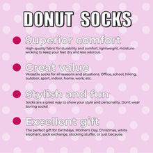 Load image into Gallery viewer, Belloago Funny Novelty Cute Donut Socks

