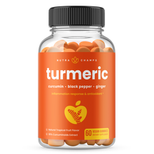 Load image into Gallery viewer, NutraChamps - Turmeric &amp; Ginger Gummies

