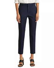 Load image into Gallery viewer, Lauren Ralph Lauren Slim Leg Pants, Lauren Navy, 4

