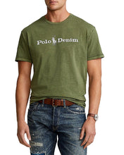Load image into Gallery viewer, Polo Ralph Lauren Men's Cotton Logo Graphic Tee, Army Olive, M
