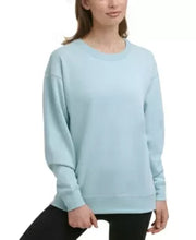 Load image into Gallery viewer, Calvin Klein Performance Women&#39;s Fleece Sweatshirt, Blue, L
