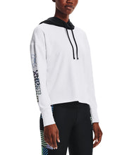 Load image into Gallery viewer, Under Armour Women&#39;s Rival Terry Hoodie, White, S
