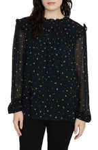 Load image into Gallery viewer, Sanctuary Women's Grunge Girl Smocked Top, Perennial Night, XS

