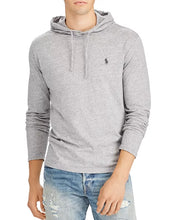 Load image into Gallery viewer, Polo Ralph Lauren Men's Jersey Long Sleeve Tee Hoodie, Gray, XXL
