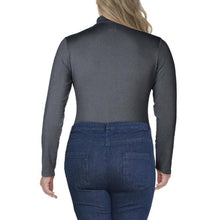 Load image into Gallery viewer, 32 Degrees Women&#39;s Cozy Heat Mock-Neck Bodysuit, Black, L
