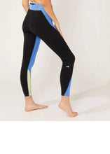Load image into Gallery viewer, Solid &amp; Striped Women's Trek Belt Bag Leggings, Laguna Blue, XS
