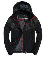 Load image into Gallery viewer, Superdry Men&#39;s Tech Axis Hooded Pop Zip SD-Windcheater, Trad Camo, XL
