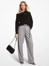 Load image into Gallery viewer, Michael Kors Women's Boat-Neck Off One Shoulder Sweater, Black, S
