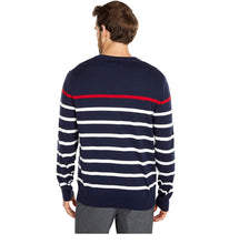 Load image into Gallery viewer, Nautica Men's Striped V-Neck Button Cotton Classic fit Cardigan, Blue, Small
