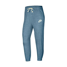Load image into Gallery viewer, Nike Women&#39;s Gym Vintage Cropped Sweatpants, Blue, S
