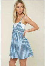 Load image into Gallery viewer, O&#39;NEILL Women&#39;s V-Neck Felix Cotton Dress Swim Cover-Up, Blue, L

