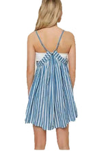 Load image into Gallery viewer, O&#39;NEILL Women&#39;s V-Neck Felix Cotton Dress Swim Cover-Up, Blue, L
