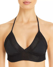 Load image into Gallery viewer, Peixoto Women&#39;s Naomi Mesh Bikini Top, Black, L
