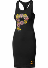 Load image into Gallery viewer, PUMA Women&#39;s Flourish Bodycon XTG Athletic Tank Dress, Black, XS
