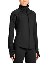 Load image into Gallery viewer, Capezio Women's Renewal Warm Up Jacket, Black, XL
