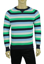 Load image into Gallery viewer, Tommy Hilfiger Men's Donnie Stripe Crew-Neck Sweater, Snow White, L
