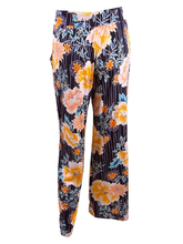 Load image into Gallery viewer, Bar III Women&#39;s Floral Stripe Printed Swimwear Cover-Up Soft Pants. Multi, L
