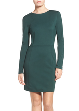 Load image into Gallery viewer, French Connection Women&#39;s Lula Stretch Bodycon Dress, Green, 2
