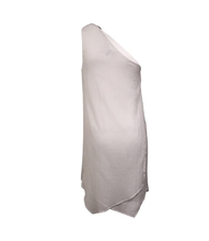 Load image into Gallery viewer, Michael Kors Women&#39;s Gauze One-shoulder Layered Cover-up, White, M
