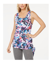 Load image into Gallery viewer, Ideology Women&#39;s Floral-Print Side-Tie Soft Tank Top, Floral Blur, XS
