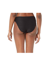 Load image into Gallery viewer, Bleu by Rod Beattie Women&#39;s Chic Peek Side Tab Hipsters, Black, 14
