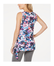 Load image into Gallery viewer, Ideology Women&#39;s Floral-Print Side-Tie Soft Tank Top, Floral Blur, XS
