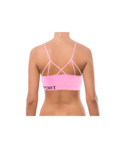 Load image into Gallery viewer, DKNY Sport Women&#39;s Low Impact Fitness Sports Bra, Fuchsia, XS

