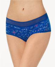 Load image into Gallery viewer, Jenni by Jennifer Moore Women&#39;s Lace-Waist Hipster, Blue, M
