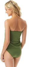 Load image into Gallery viewer, Vince Camuto Women's Riviera Solids Draped Bandini Top, Fern, S
