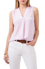 Load image into Gallery viewer, Vince Camuto Women's V-neck Rumpled Satin Blouse, Corsage, XXL

